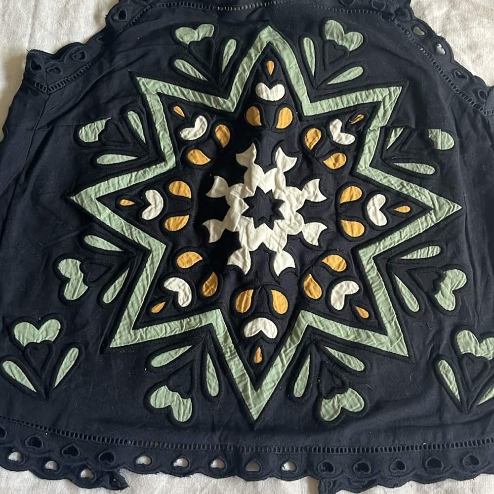 NEW with tags Sea New York kaia kaleidoscope applique tank top in Sage Sz XXS - Picture 5 of 11